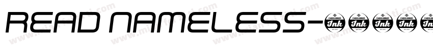 Read Nameless字体转换
